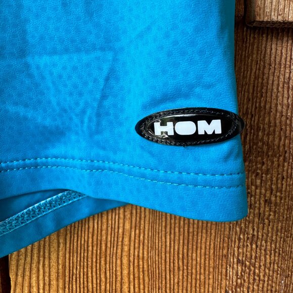 NWT HOM Vibrant Blue Stretch Swim Shorts in Men's Medium - Picture 4 of 10